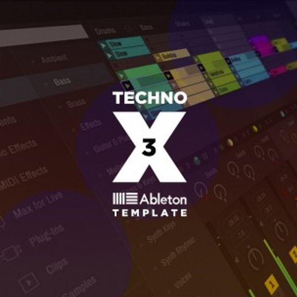 Download Sample pack X3 Ableton 10 Techno Template
